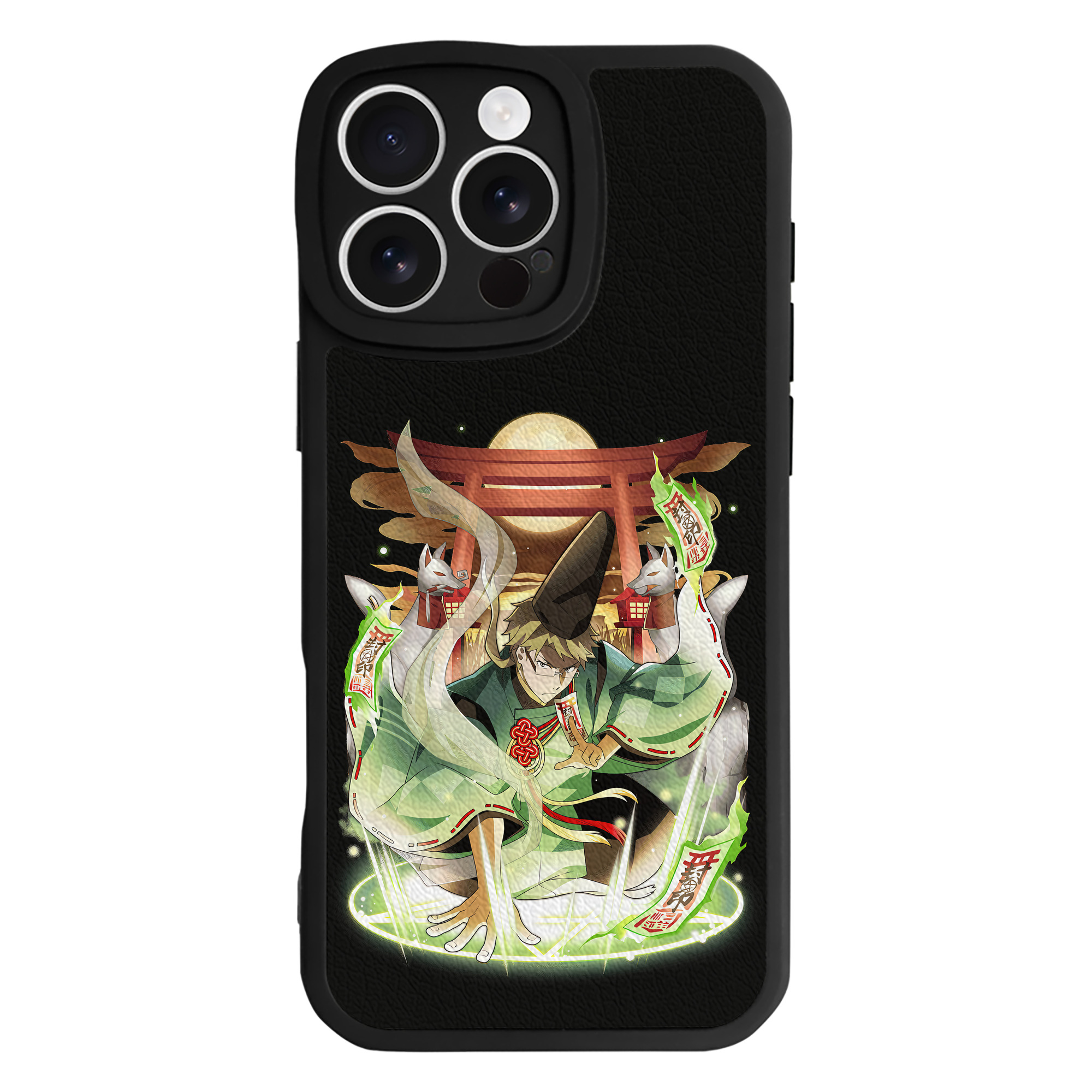 （画像用） 文豪ストレイドッグス Bungo Stray Dogs 【iPhone 16シリーズ対応】シリコンスマホケース（レザー調） 材質：シリコン